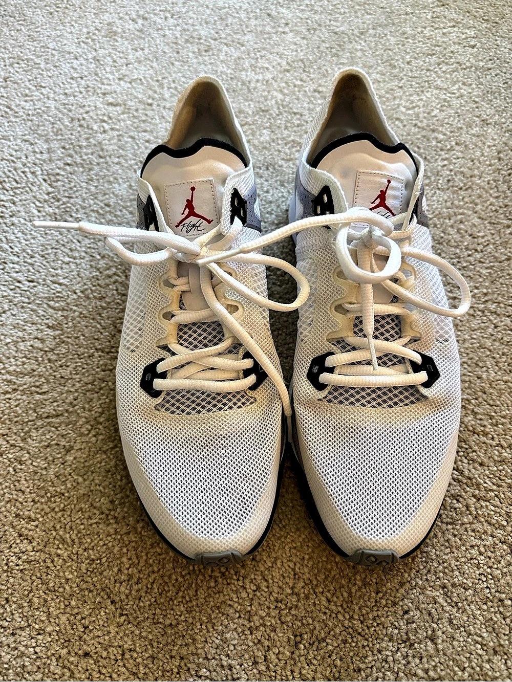 Jordan Air Jordan 34 Men's Athletic Shoes US 11.5 White & Gray